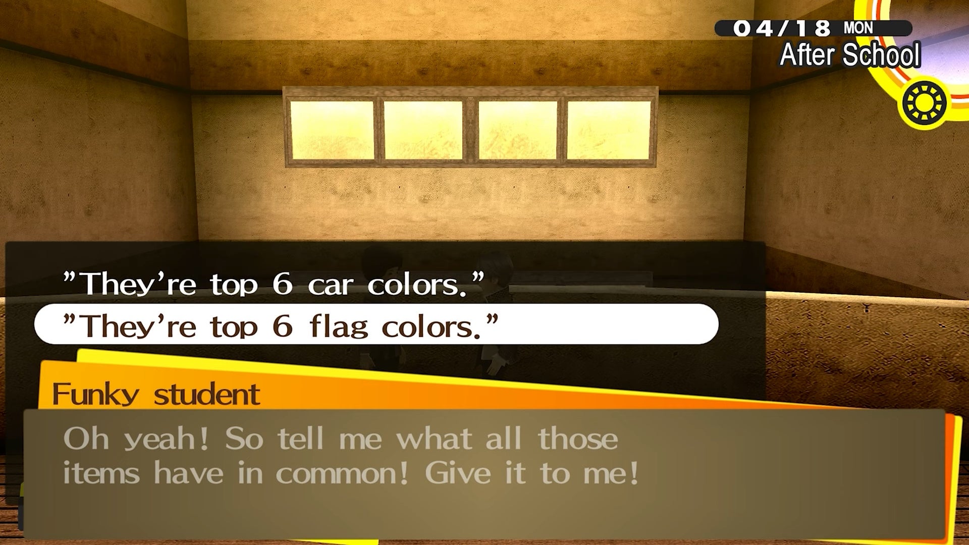 Persona 4 Golden riddle answers, including 'Who's the Riddle Master